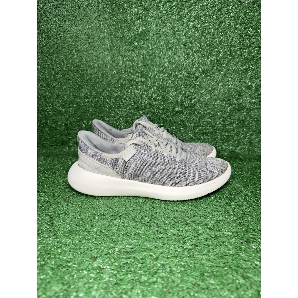 Kizik Madrid Eco Knit Women Size 6 Grey Hands Free Shoes Comfort Running Sneaker